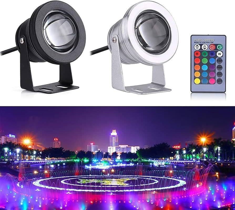 LED reflektor RGB 10W INOX – IP68 za fontane i bazene